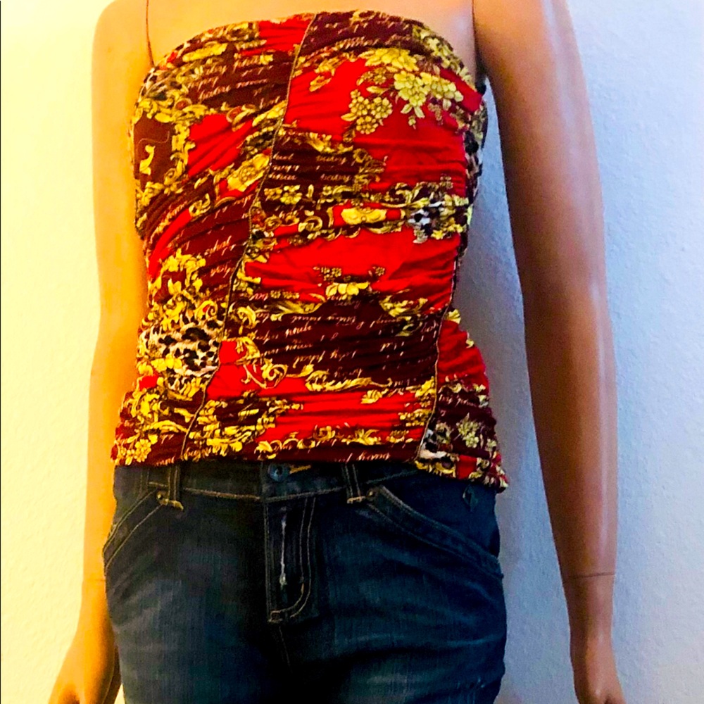 Baby Phat 2 pc Capri jeans and Tube set
